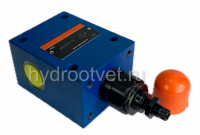 DBDS10G1X/400 - Предохранительный клапан прямого управления Ду10, давление регулировки до 400 бар, тип монтажа - резьбовой, элемент регулировки S = винт