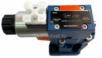 DBW10B2-5X/315YCG24N9K4 - Предохранительный клапан Ду10 с давлением настройки до 315 бар, управление - Y - внешний дренаж с разгрузкой B = открыт с электроуправлением G24