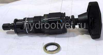 DBDH6K1X/200V - Предохранительный клапан прямого управления Ду6, давление регулировки до 200 бар, тип монтажа - встраиваемый, элемент регулировки H = рукоятка