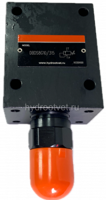 DBDS8G1X/315 - Предохранительный клапан прямого управления Ду8, давление регулировки до 315 бар, тип монтажа - резьбовой, элемент регулировки S = винт